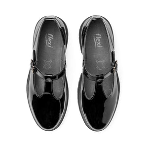 131909 NEGRO FLEXI CALZADO DAMA CHOCLO CASUAL