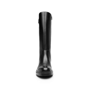 131910 NEGRO FLEXI CALZADO DAMA BOTA ALTA CAS