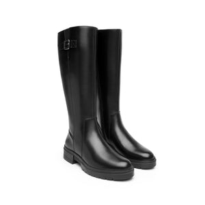 131910 NEGRO FLEXI CALZADO DAMA BOTA ALTA CAS