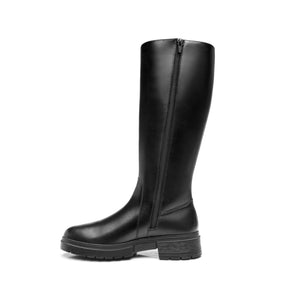 131910 NEGRO FLEXI CALZADO DAMA BOTA ALTA CAS