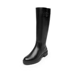 131910 NEGRO FLEXI CALZADO DAMA BOTA ALTA CAS