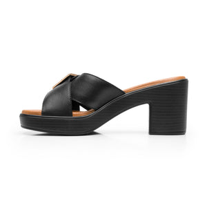 133501 NEGRO FLEXI CALZADO DAMA SANDALIA SAND