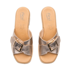 133501 ORO ROSADO FLEXI CALZADO DAMA SANDALIA