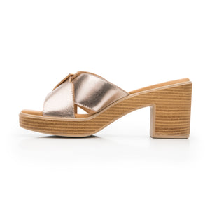 133501 ORO ROSADO FLEXI CALZADO DAMA SANDALIA