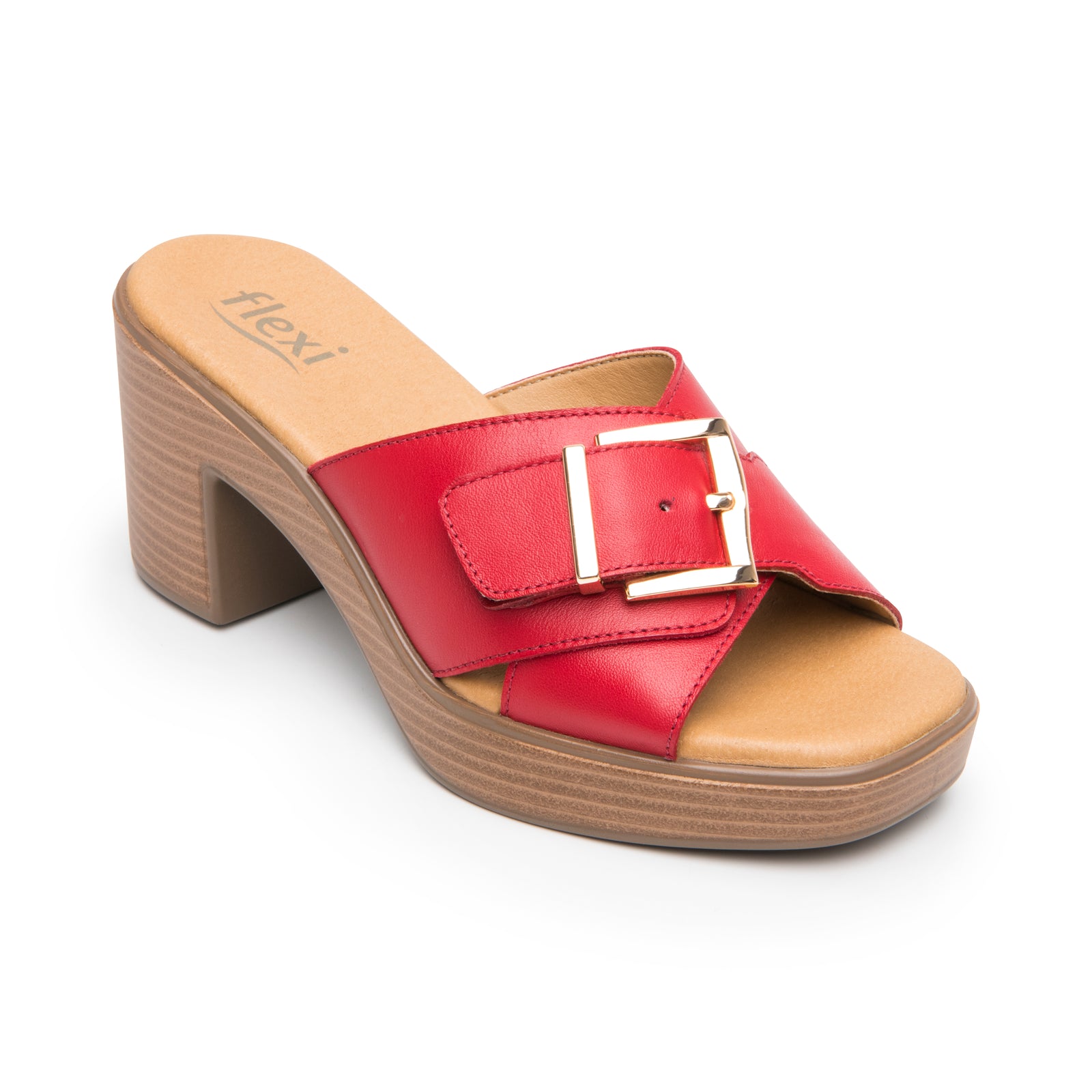 133501 ROJO FLEXI CALZADO DAMA SANDALIA SANDA