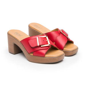133501 ROJO FLEXI CALZADO DAMA SANDALIA SANDA