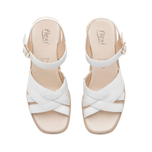 133507 BLANCO FLEXI CALZADO DAMA SANDALIA SAN