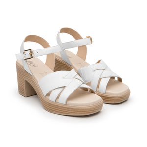133507 BLANCO FLEXI CALZADO DAMA SANDALIA SAN