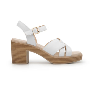 133507 BLANCO FLEXI CALZADO DAMA SANDALIA SAN