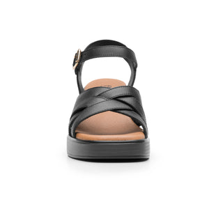 133507 NEGRO FLEXI CALZADO DAMA SANDALIA SAND