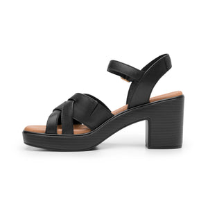 133507 NEGRO FLEXI CALZADO DAMA SANDALIA SAND