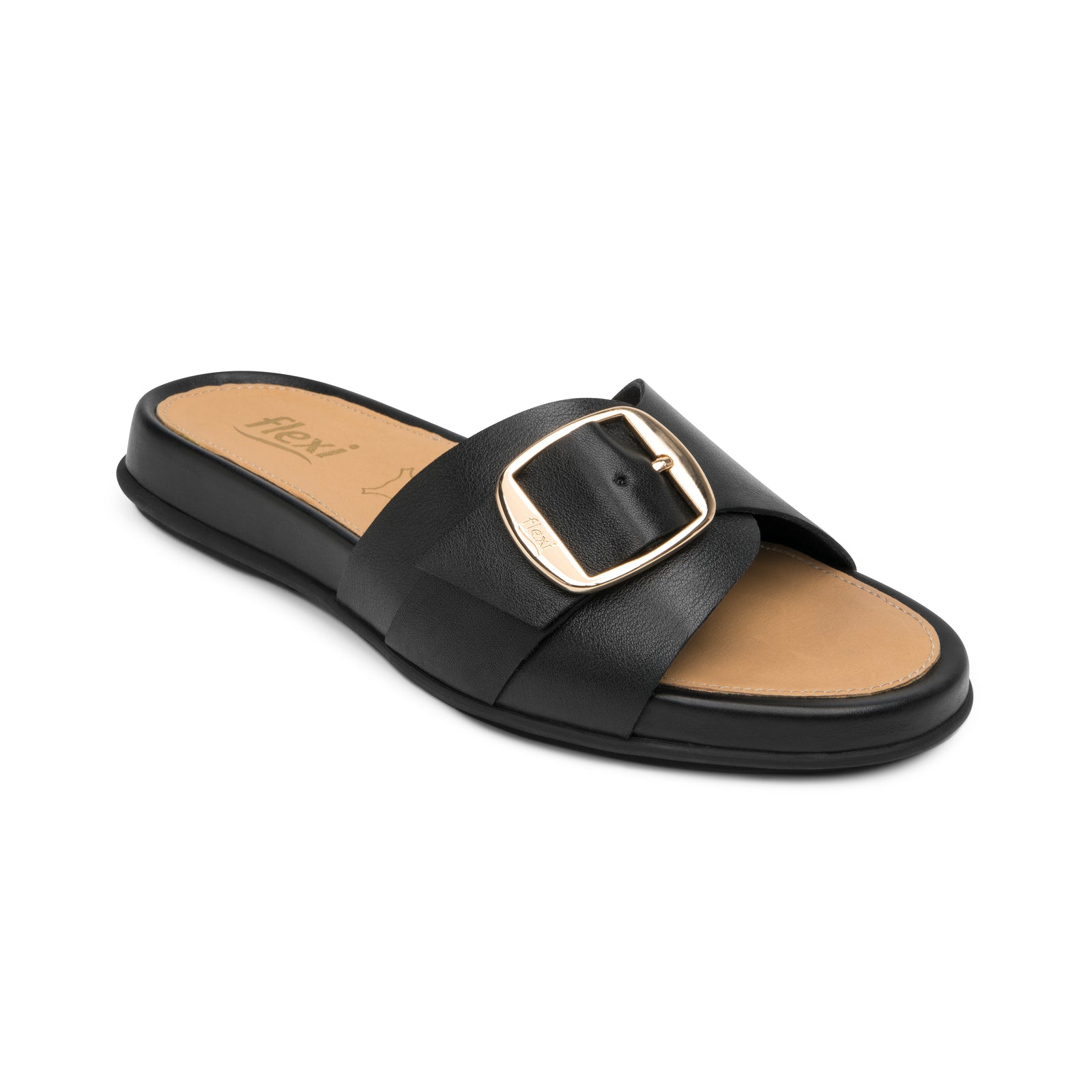 133601 NEGRO FLEXI CALZADO DAMA SANDALIA SAND