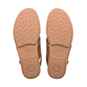 133603 TAN FLEXI CALZADO DAMA SANDALIA SANDAL