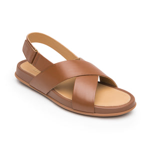 133603 TAN FLEXI CALZADO DAMA SANDALIA SANDAL