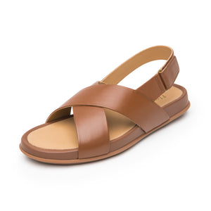 133603 TAN FLEXI CALZADO DAMA SANDALIA SANDAL