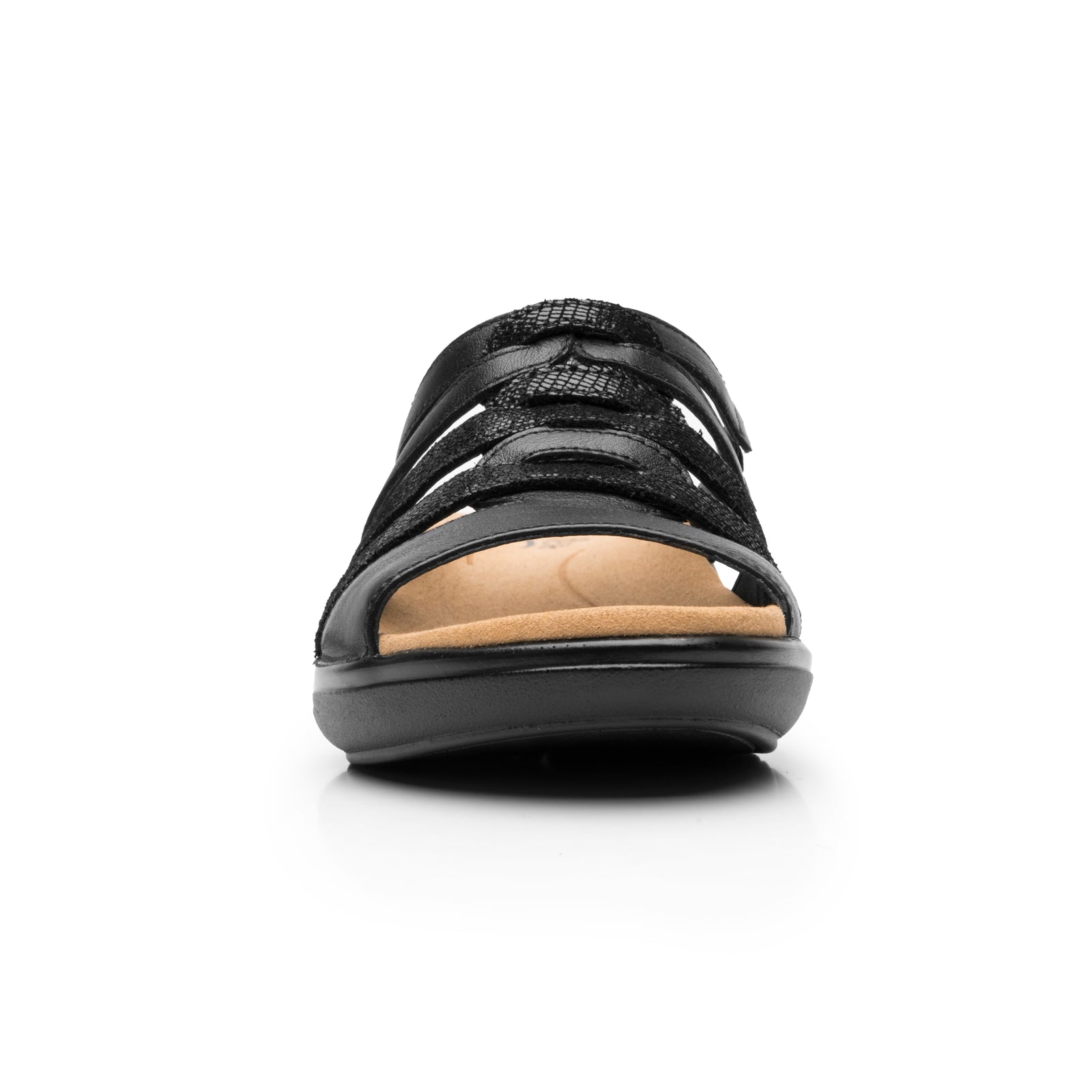 133701 NEGRO FLEXI CALZADO DAMA SANDALIA SAND