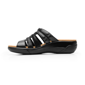 133701 NEGRO FLEXI CALZADO DAMA SANDALIA SAND