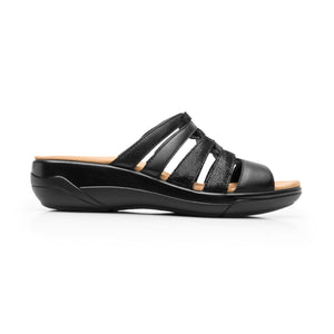 133701 NEGRO FLEXI CALZADO DAMA SANDALIA SAND