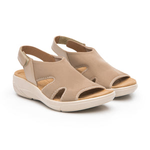 133703 BEIGE FLEXI CALZADO DAMA SANDALIA SAND