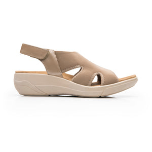 133703 BEIGE FLEXI CALZADO DAMA SANDALIA SAND