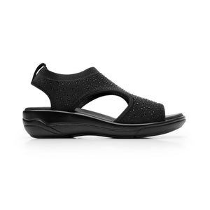 133707 NEGRO FLEXI CALZADO DAMA SANDALIA SAND