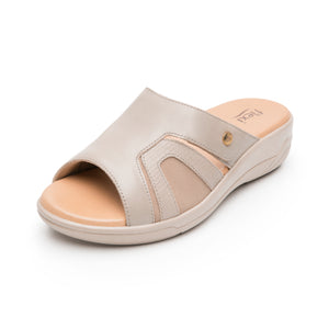 133708 BEIGE FLEXI CALZADO DAMA SANDALIA SAND