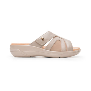 133708 BEIGE FLEXI CALZADO DAMA SANDALIA SAND