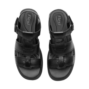 133806 NEGRO FLEXI CALZADO DAMA SANDALIA SAND