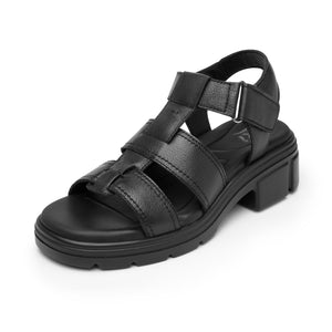 133806 NEGRO FLEXI CALZADO DAMA SANDALIA SAND