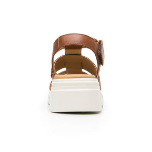 133806 TAN FLEXI CALZADO DAMA SANDALIA SANDAL
