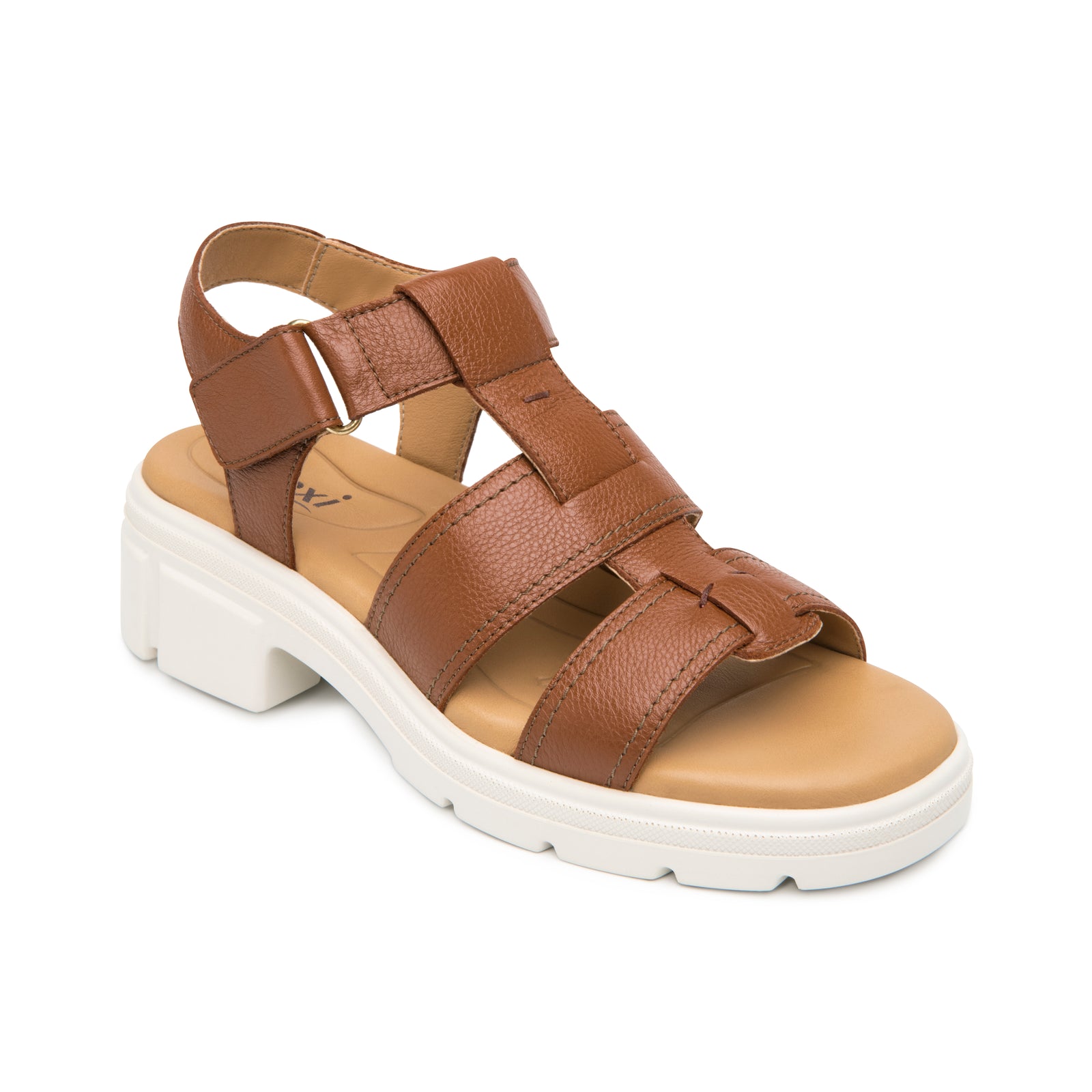 133806 TAN FLEXI CALZADO DAMA SANDALIA SANDAL