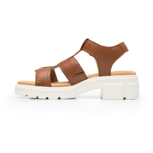 133806 TAN FLEXI CALZADO DAMA SANDALIA SANDAL