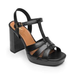 134401 NEGRO FLEXI CALZADO DAMA SANDALIA SAND