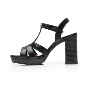 134401 NEGRO FLEXI CALZADO DAMA SANDALIA SAND