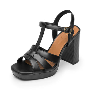 134401 NEGRO FLEXI CALZADO DAMA SANDALIA SAND