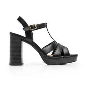 134401 NEGRO FLEXI CALZADO DAMA SANDALIA SAND
