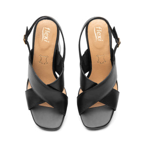 134406 NEGRO FLEXI CALZADO DAMA SANDALIA SAND