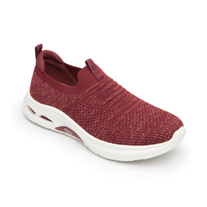 135201 BURGUNDY FLEXI CALZADO DAMA CHOCLO SPO