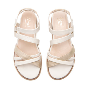 135301 BLANCO FLEXI CALZADO DAMA SANDALIA SAN