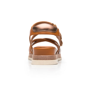 135301 TAN FLEXI CALZADO DAMA SANDALIA SANDAL