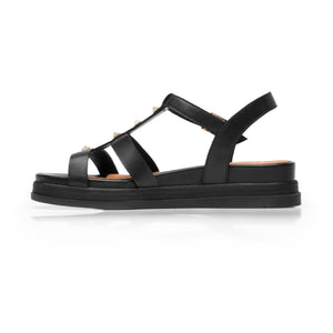 135302 NEGRO FLEXI CALZADO DAMA SANDALIA SAND