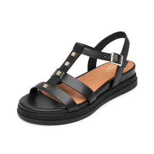 135302 NEGRO FLEXI CALZADO DAMA SANDALIA SAND