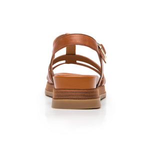 135302 TAN FLEXI CALZADO DAMA SANDALIA SANDAL