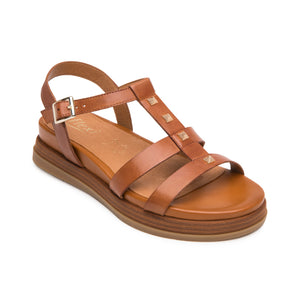 135302 TAN FLEXI CALZADO DAMA SANDALIA SANDAL