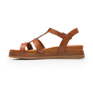 135302 TAN FLEXI CALZADO DAMA SANDALIA SANDAL
