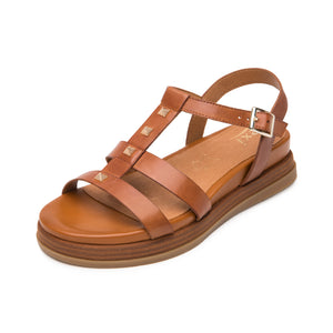 135302 TAN FLEXI CALZADO DAMA SANDALIA SANDAL