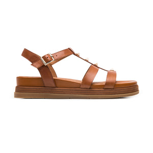 135302 TAN FLEXI CALZADO DAMA SANDALIA SANDAL