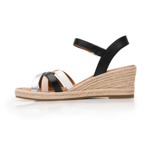 135402 NEGRO MULTICOLOR FLEXI CALZADO DAMA SA