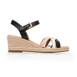 135402 NEGRO MULTICOLOR FLEXI CALZADO DAMA SA