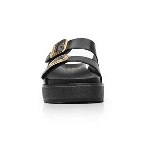 135501 NEGRO FLEXI CALZADO DAMA SANDALIA SAND
